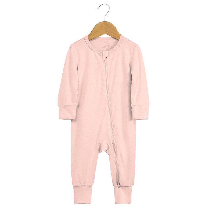 Hawaillie Bamboo Zip-up Footie Jumpsuit